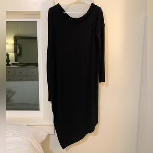 Women We The Free size large black grapevine asymmetric tunic
